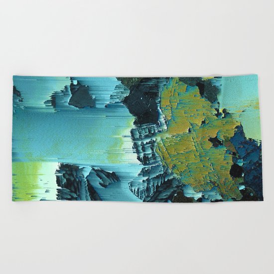 CRYSTAL DRIFT Beach Towel