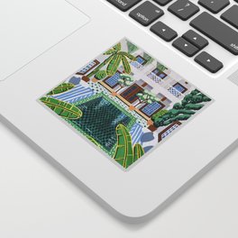 Moroccan Oasis Sticker