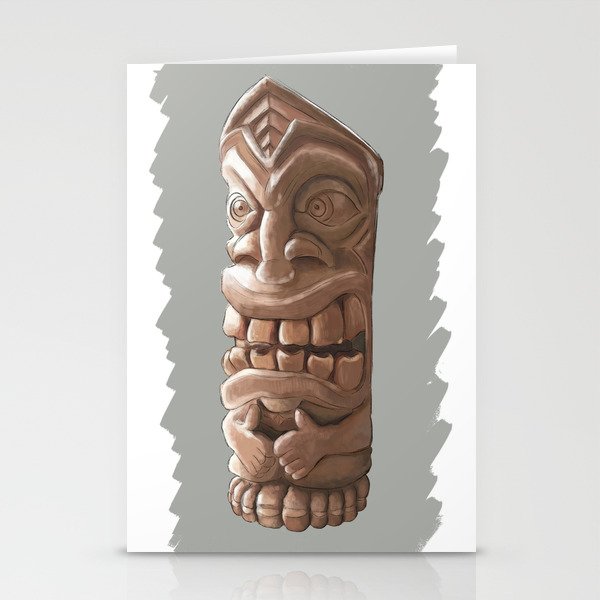 Hawaii Totem Tiki Stationery Cards