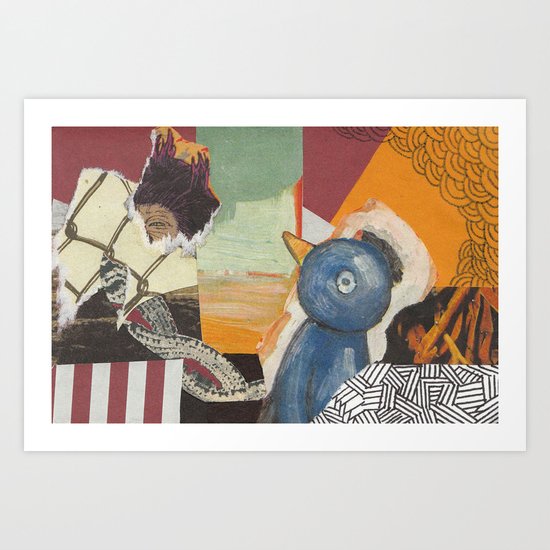 Blue Bird Art Print