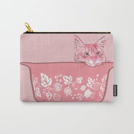 Cat in Bowl #1 Carry-All Pouch