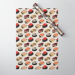 Sushi Pug Wrapping Paper