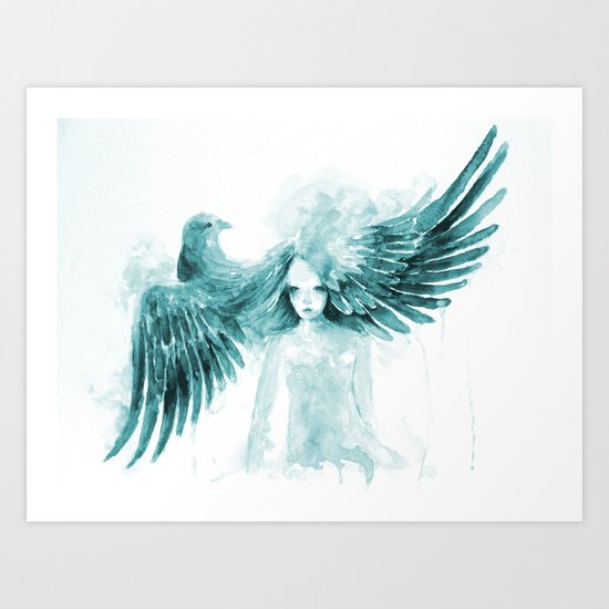 Letting Go Art Print