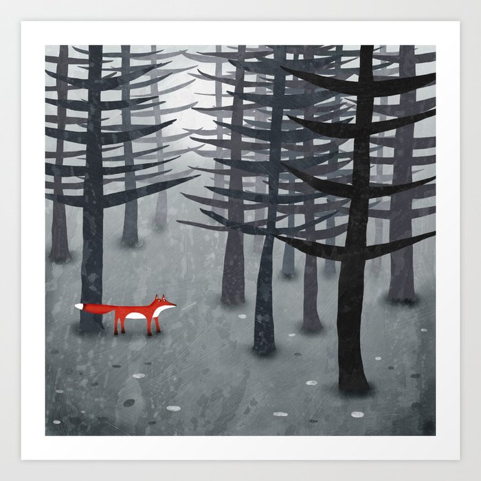 The Fox and the Forest Art Print