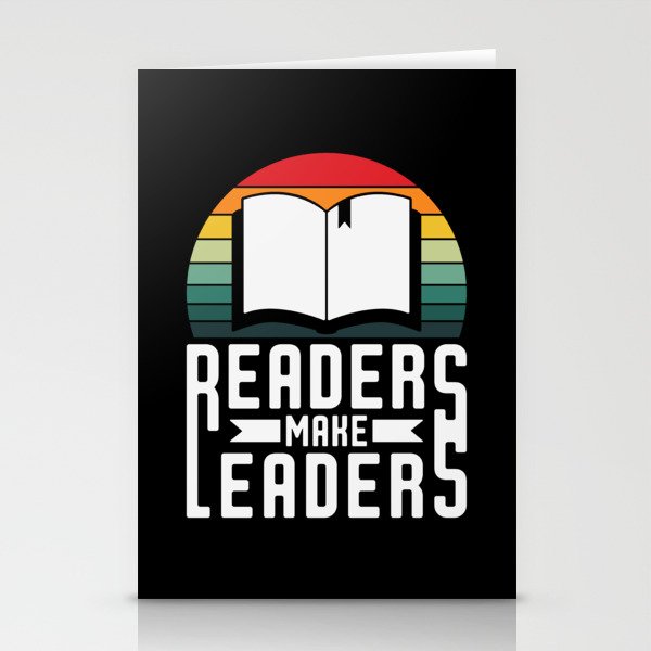 Readers Make Leaders Stationery Cards