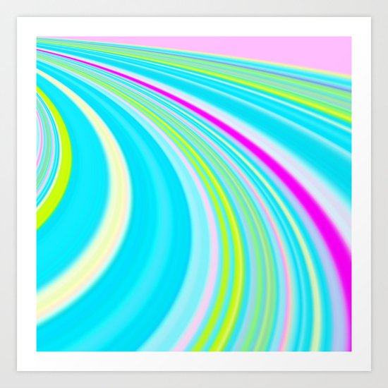 Re-Created Slide10 by Robert S. Lee Art Print