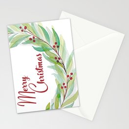 Merry Christmas Card Stationery Card