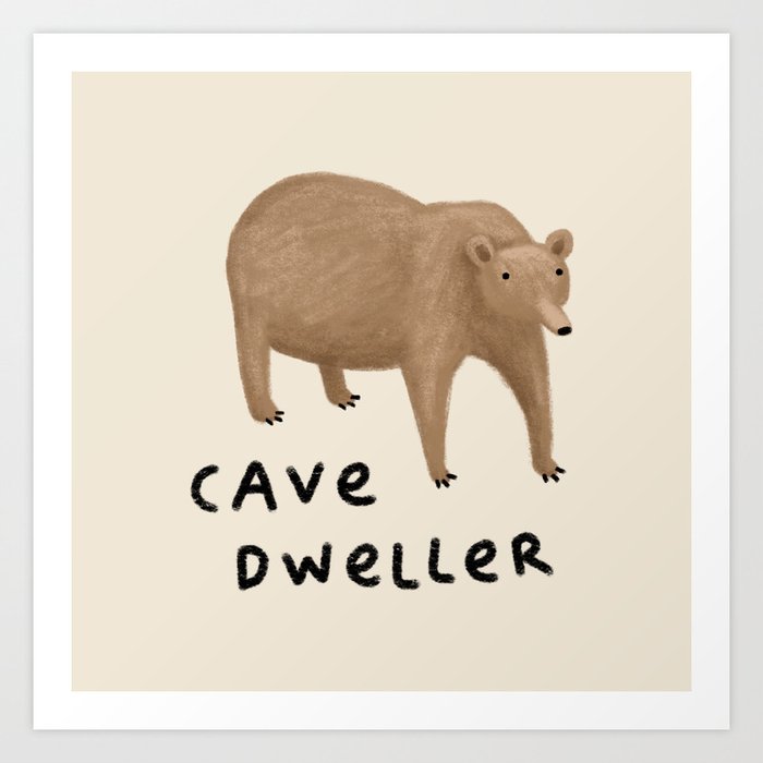 Cave Dweller Art Print