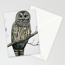 Barred Owl Stationery Card