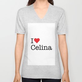 I Heart Celina, OH V Neck T Shirt