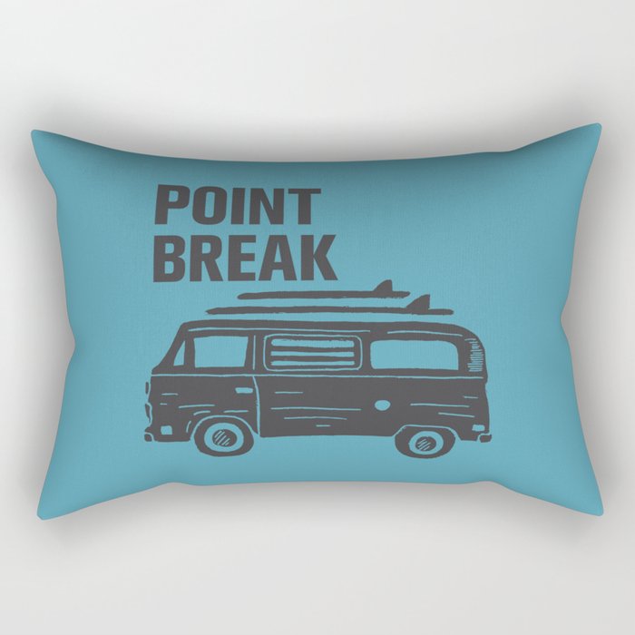 Point Break Surfing Rectangular Pillow