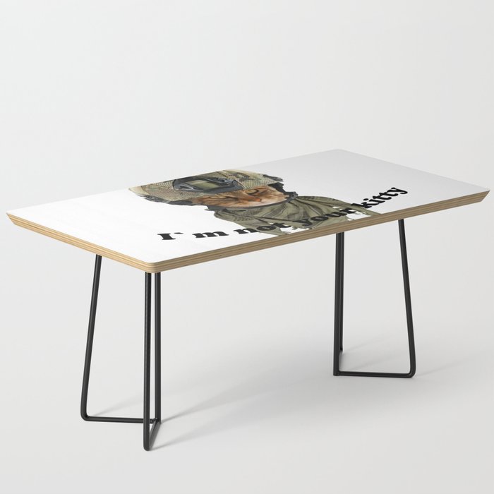 Soldier cat Coffee Table