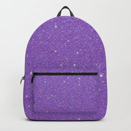 purple glitter Backpack