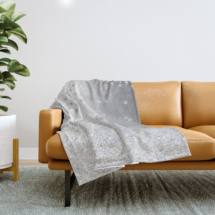 Silver metallic throw blanket outlet
