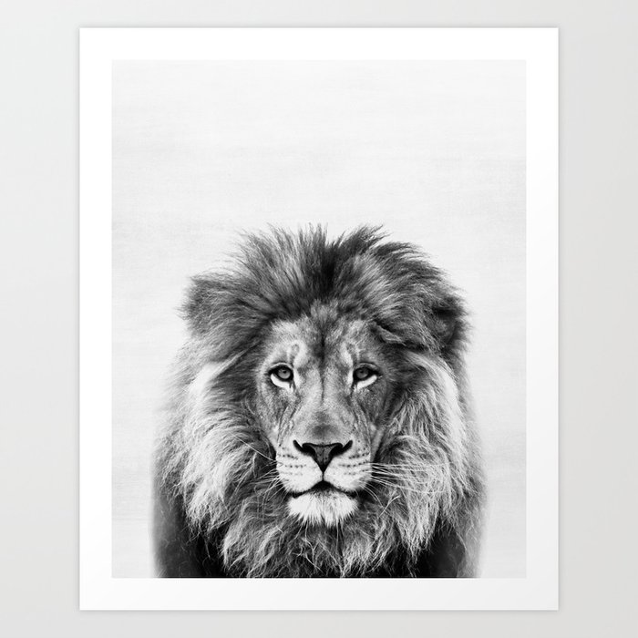 Lion Animal Minimal Trendy Decor Nursery Interior
