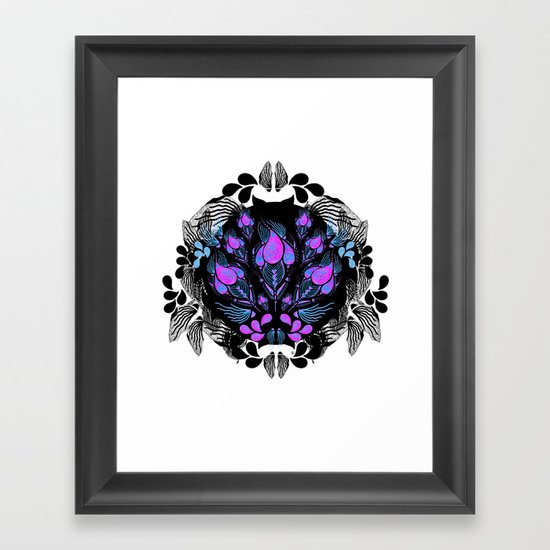 Pink Bloom Framed Art Print