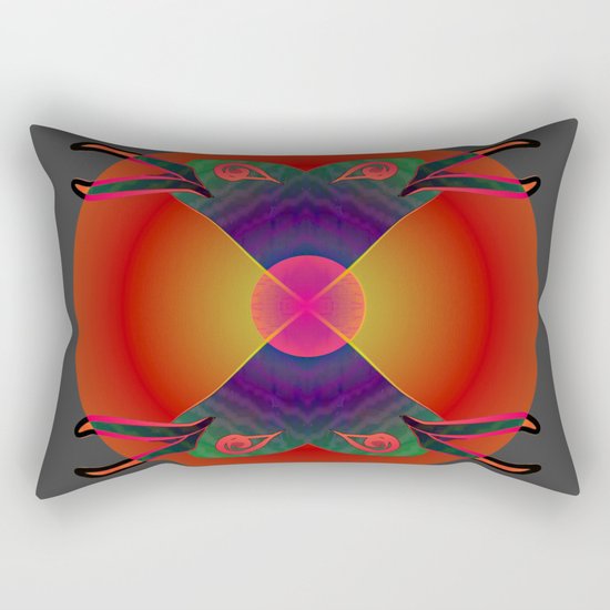 Red Kiss / Love Symbol / Pattern 12-01-17 Rectangular Pillow