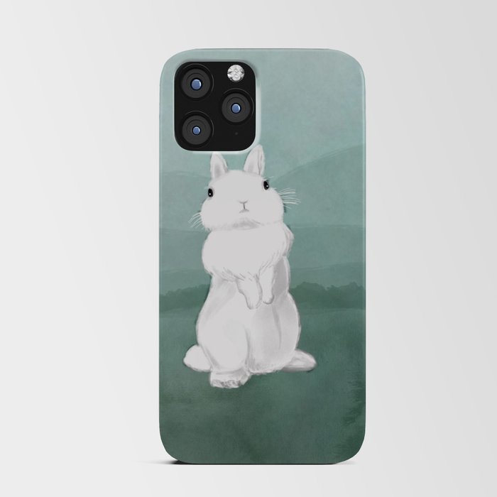White bunny iPhone Card Case