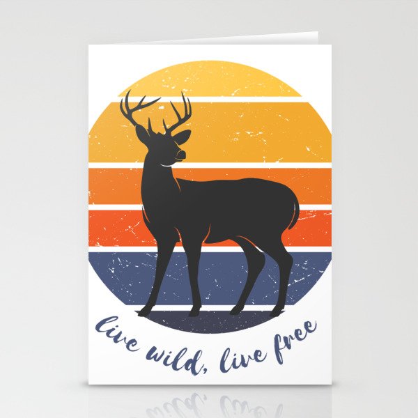 Live wild, Live free Stationery Cards