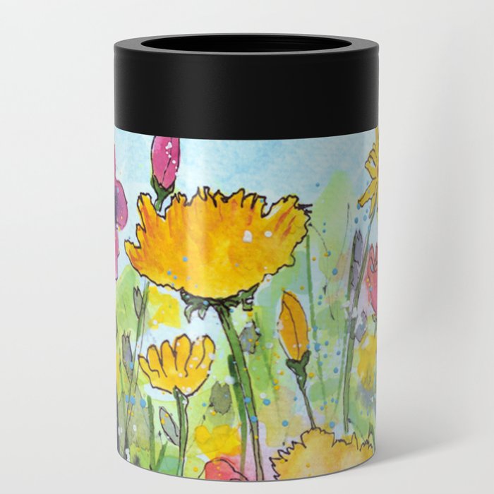 Festive Wildflowers Can Cooler
