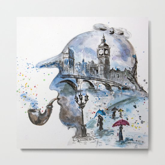 Mr. Sherlock Metal Print
