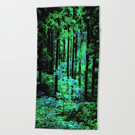 Enchanted Forest Beach Towel