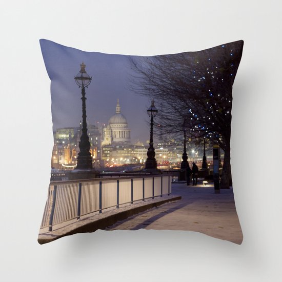 City lights Throw Pillow