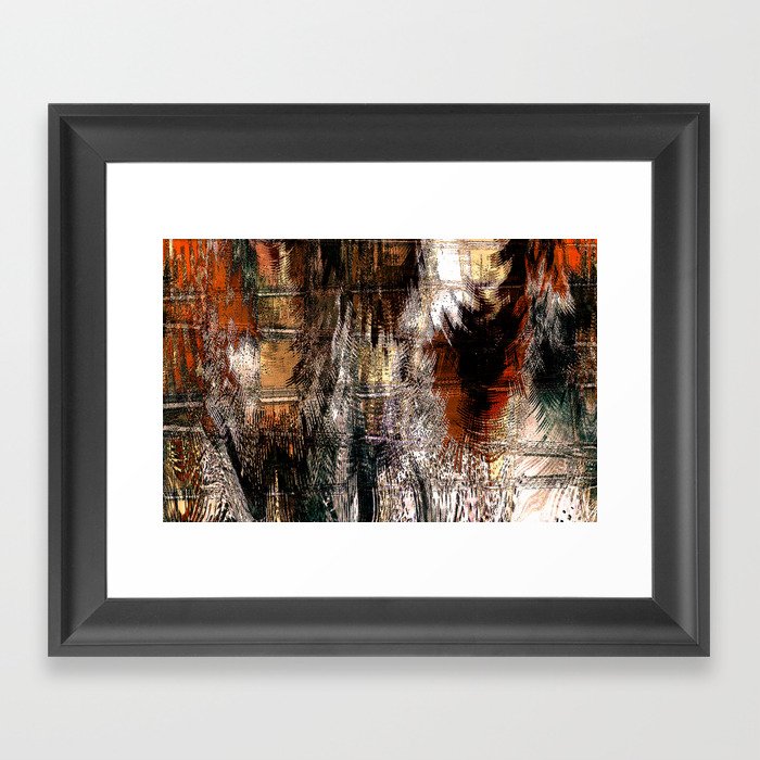Feathered Expressions Framed Art Print