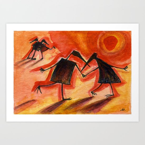 dancers Art Print
