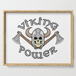 Viking Power - Viking design for men, women and youth Serving Tray