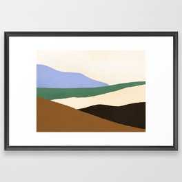 Layered 1 - Abstract Landscape Framed Art Print