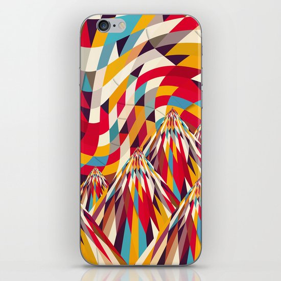 Colorful Mountains iPhone & iPod Skin