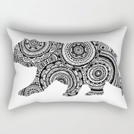 Mandala Bear Rectangular Pillow