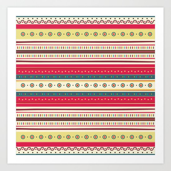 stripes Art Print