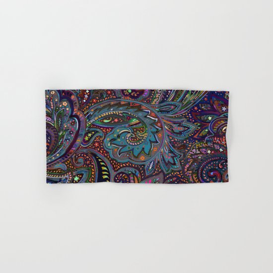 Magic Paisley Pattern Hand & Bath Towel