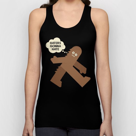 Bigfoot Has So Many Haters Unisex Tank Top