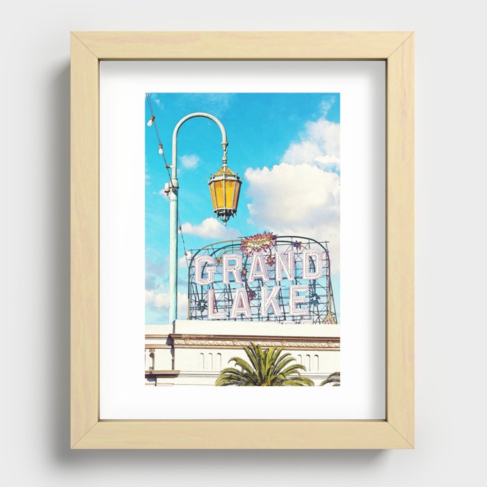 Grand Lake Merritt - Oakland, California Recessed Framed Print