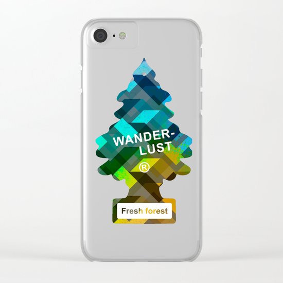 Wunderbar forests Clear iPhone Case