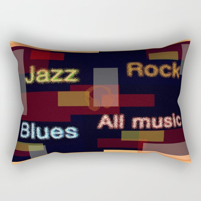 ALL MUSIC Rectangular Pillow
