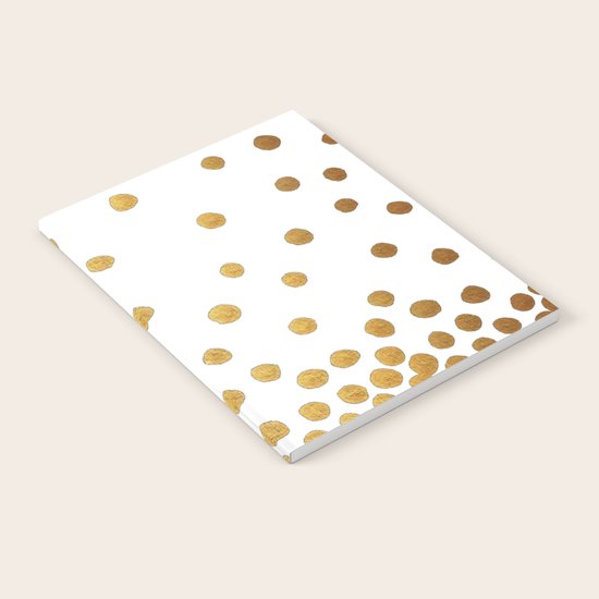 Gold Bubbles Notebook