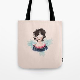 The lady in dress Tote Bag