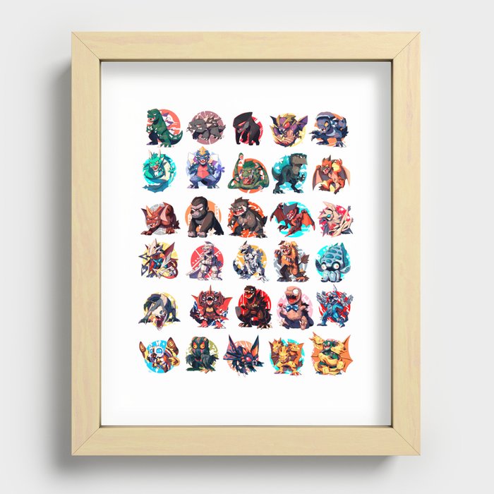 The Gang's All Here! Recessed Framed Print