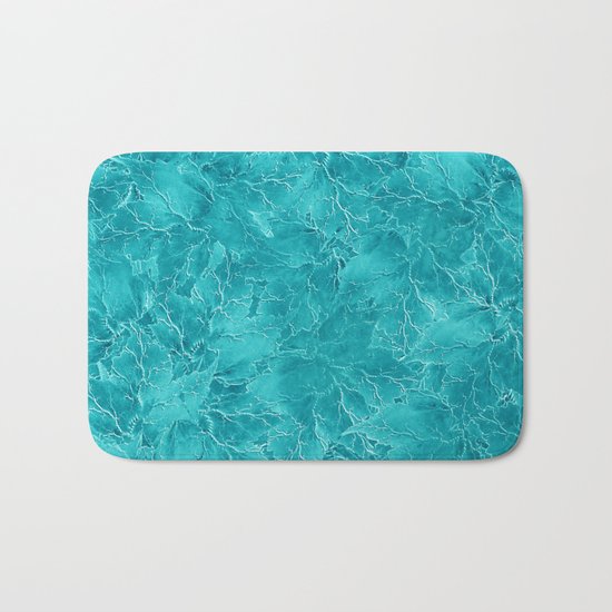 Frozen Leaves 21 Bath Mat