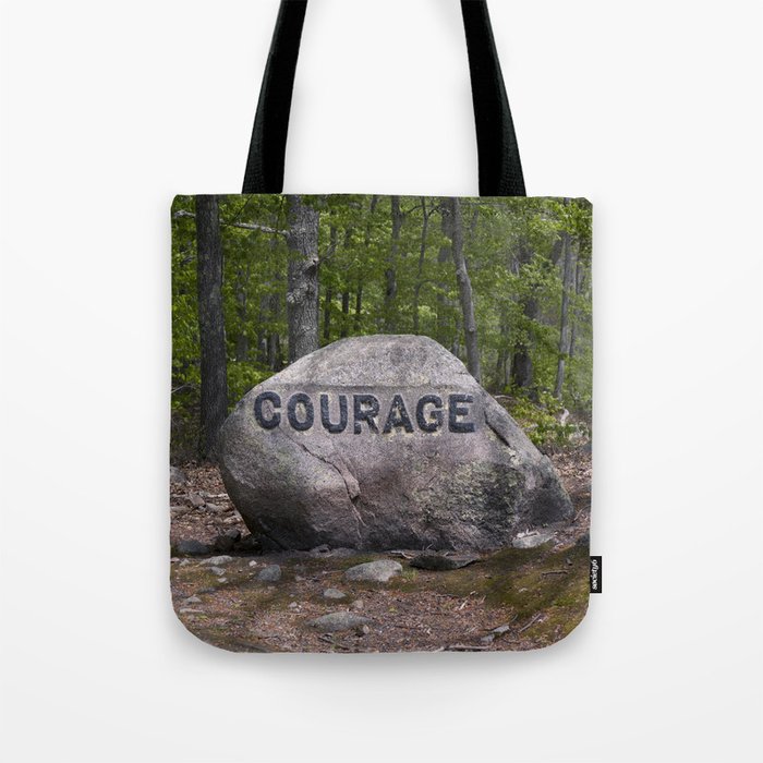 Courage Rock Babson Boulder #6 Tote Bag