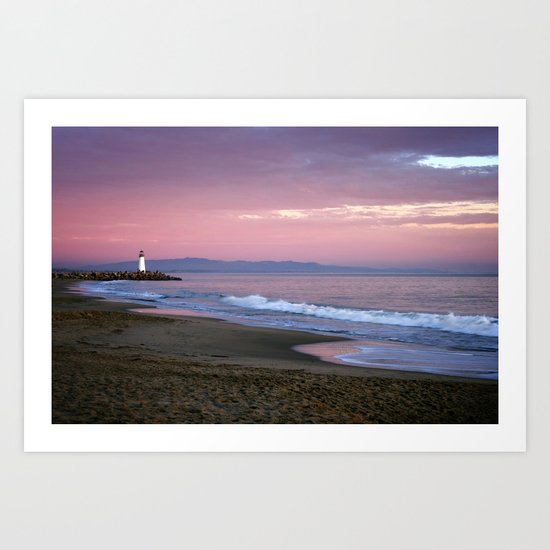 Santa cruz lighthouse Art Print