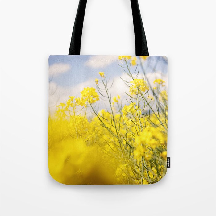 Yellow Flowers Tote Bag