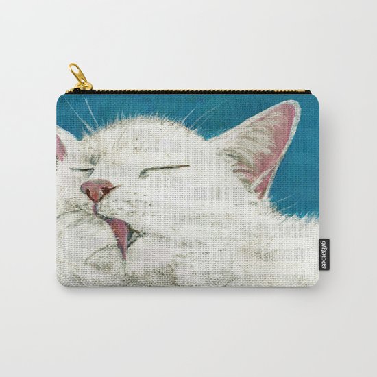White Cat Grooming Carry-All Pouch