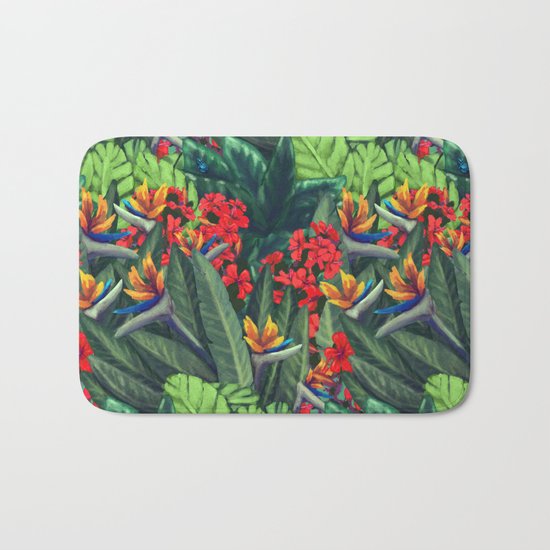Tropical Paradise Bath Mat