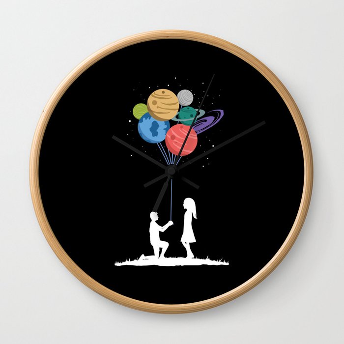 You Are My Universe Wall Clock
