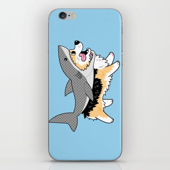 Another Corgi in a Shark Suit iPhone Skin